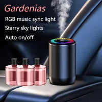 Car Air Freshener Plus Three Bottles Of Gardenia Perfume