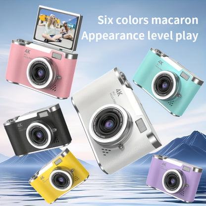 4K HD Digital Camera 2.4-Inch Flip Screen for Beginners Vlogging Photography Video Recording Compact Point and Shoot Camera Perfect Christmas Thanksgiving Gift for Kids Teens Adults