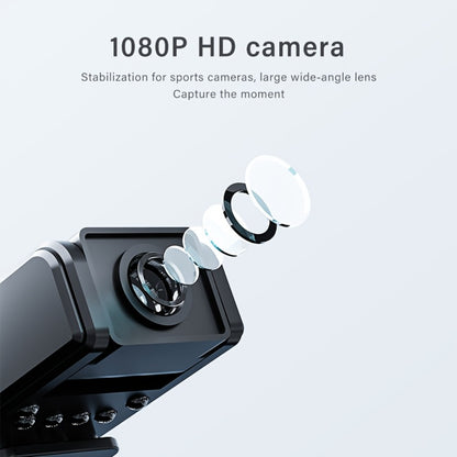 HD Night Vision Body Camera Portable Clip-On Wearable Sports Action Cam with Wide Angle Lens for Outdoor Security Hiking Cycling Law Enforcement