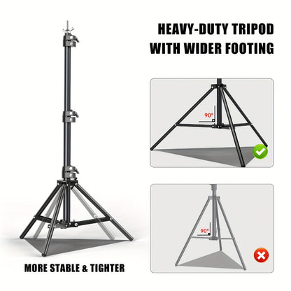 10x20ft Backdrop Stand Kit – BEIYANG Adjustable Iron Background Support System with Carrying Bag & Clamps for Photography Studio, Video, Birthday Parties & Trade Show Display