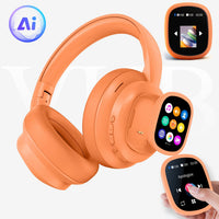 Orange Headphones