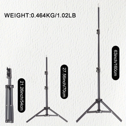 Gooseneck Phone Tripod Stand 63 Inch Flexible with Secure Phone Holder & Retractable Aluminum Base – Portable Adjustable Height for iPhone Android Vlogging Live Streaming Cooking Fitness Video Recording