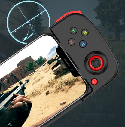 Expandable Mobile Game Controller D3 Joystick with M2 Aim-Assist – Plug & Play for Android iOS HarmonyOS, FPS Shooter Action Games, Phone Gamepad Clip-On Grip White Black Red Blue Gift