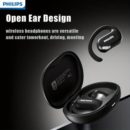 Philips TAT2739 Open-Ear Wireless Headphones AI Call Noise Reduction 360 Spatial Sound Hi-Fi Type-C Charging 30H Battery Ergonomic Design White Black Blue