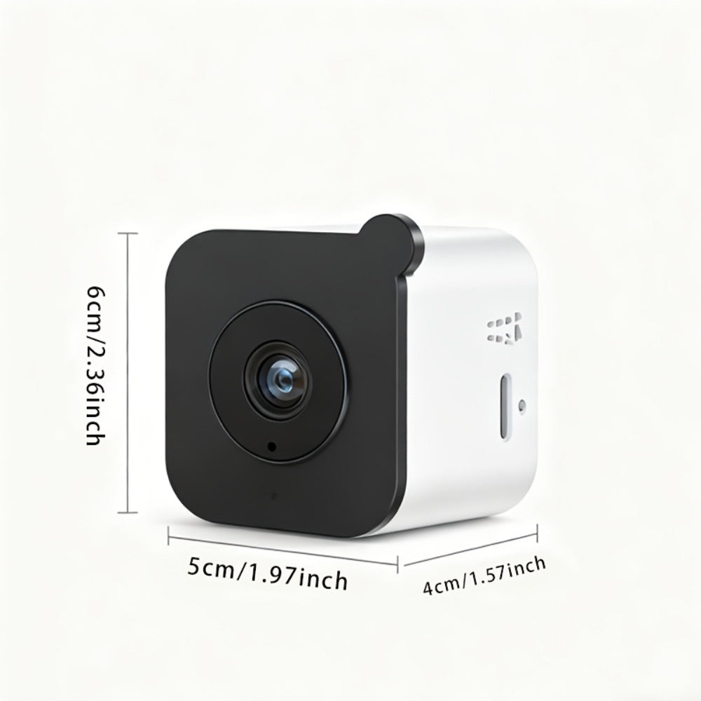 6MP Window Security Camera with AI Human Detection, 911 Emergency Alerts & Full-Color Night Vision – Dual Band 2.4GHz/5GHz WiFi, Smart Indoor Surveillance, Easy Install, 1/2 Pack