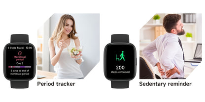 Alexa Built-in Waterproof Smartwatch 1.83" HD – Wireless Calling, 100+ Sport Modes, Heart Rate SpO2 Sleep Tracker, Optional Woven Strap – Unisex Black Green Purple Pink Gold White iPhone & Android