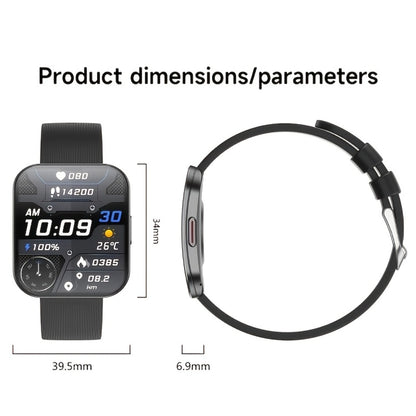 Curved Screen Smartwatch 1.85 Inch Full Touch Calling Messaging Music Camera Control Fitness Tracker Heart Rate Sleep Multiple Sport Modes Android iPhone Compatible Women Men Outdoor Lighting Version Black Pink