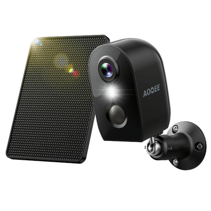Wansview 2K Solar Outdoor Security Camera, Alexa & Google Home Compatible, Dual Night Vision Color & IR, PIR AI Human Body Detection, IP65 Weatherproof, SD & Cloud Storage – Wire-Free Smart CCTV