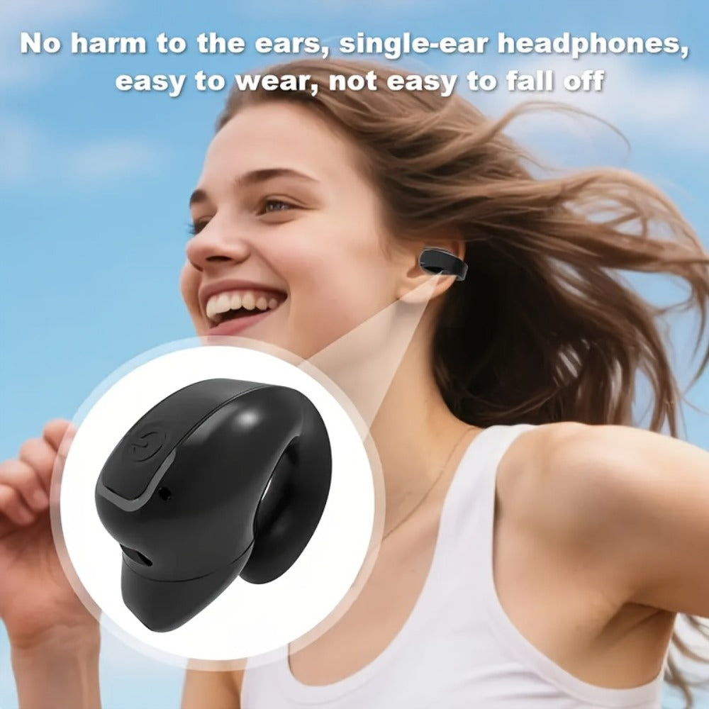 Lightweight Noise Cancelling Wireless Earbuds Handsfree Calls, Stylish Portable In-Ear Headphones USB Type-C Charging 5H Battery Life, Compatible with Smartphones, Perfect Gift for Men Women