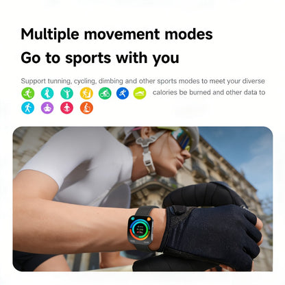 Curved Screen Smartwatch 1.85 Inch Full Touch Calling Messaging Music Camera Control Fitness Tracker Heart Rate Sleep Multiple Sport Modes Android iPhone Compatible Women Men Outdoor Lighting Version Black Pink