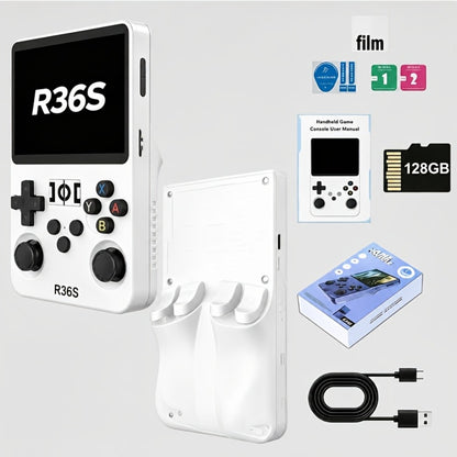 Retro Handheld Game Console R36S2 with 3.5-Inch IPS HD Screen, 3000mAh Battery, TF Card Expansion & HD TV Output – Portable Plug and Play Emulator Gaming Device, 5 Colors, Gift for Kids & Adults