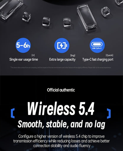 Acer TWS In-Ear Earbuds Noise Canceling Touch Control Sports Wireless Headphones Long Battery Life Lightweight for Running Workout Calls Compatible with Phone Tablet Valentine Gift