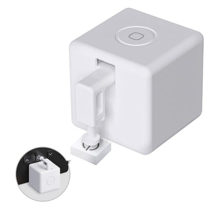 Smart Button Pusher Robot Fingerbot Plus – MOES Wireless Automatic Switch Controller, Works with Alexa, Google Home & Tuya App, No Wiring 5-Second Install, Retrofit Any Button or Switch (Black/White/Kit)