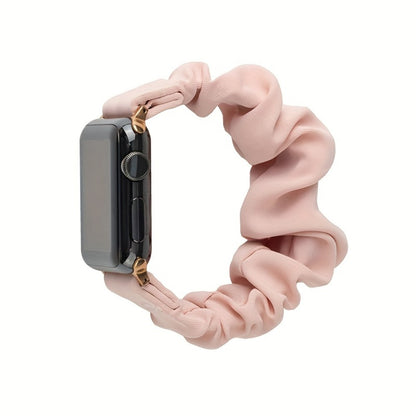 Nylon Elastic Apple Watch Band Women 4-Pack Adjustable Loop Aluminum Butterfly Clasp Strap Compatible with Apple Watch Ultra SE Series 9 8 7 6 5 4 3 2 1 38mm 40mm 41mm 42mm 44mm 45mm 49mm