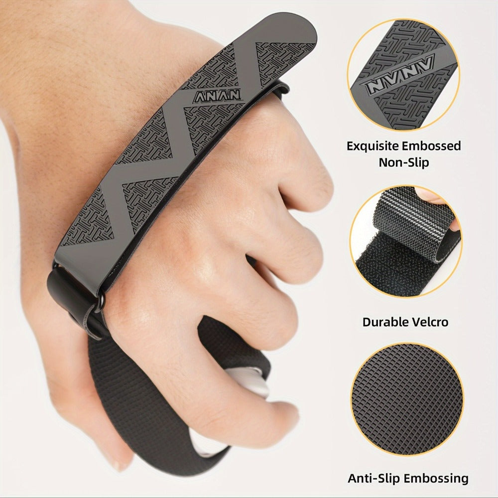 Meta Quest 3 & 3S Controller Grip Cover Silicone Hand Strap Protector - Anti-Throw Knuckle Strap Adjustable Battery Opening VR Controller Accessories for Meta Quest 3 and Quest 3S