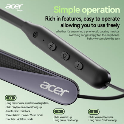 Acer TWS Wireless Earbuds Gaming Mode Low Latency, Noise Isolation Stereo Sound USB-C Charging Long Battery Life, Compatible with iPhone Android Smartphones Tablets for Gaming Workouts Flights Travel
