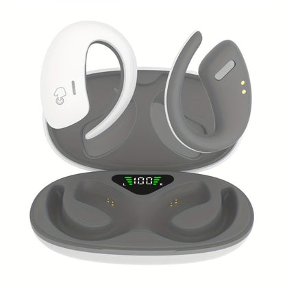 90H Wireless Earphones ENC Noise Cancellation 3D Deep Bass Secure Earhook Sport Running Earbuds Long Battery Life Bluetooth Compatible iOS Android Black White Green