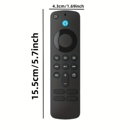 Alexa Voice Remote 6.0 for Fire TV Stick 4K – Backlit Buttons, Ergonomic Compact Design, Universal Smart Home Control, Voice Command, Works with Fire TV Stick, Fire TV Cube & All Fire TV Devices