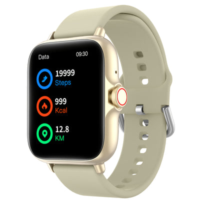 Large Screen Smartwatch with Wireless Calling & Message Alerts, Full Touch HD Display, Heart Rate Blood Oxygen Sleep Stress Monitor, Activity Tracker Multiple Sport Modes, Compatible with iPhone & Android – Black Pink Gold Silver
