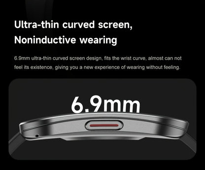 Curved Screen Smartwatch 1.85 Inch Full Touch Calling Messaging Music Camera Control Fitness Tracker Heart Rate Sleep Multiple Sport Modes Android iPhone Compatible Women Men Outdoor Lighting Version Black Pink
