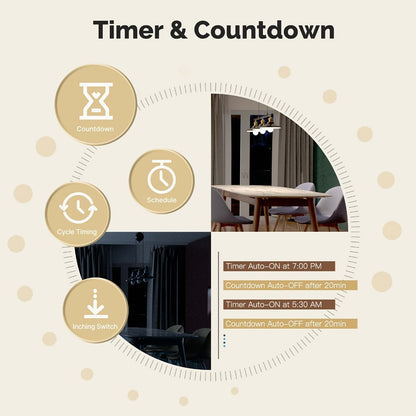 No Neutral Wire WiFi Smart Light Switch MOES 1/2/3/4 Gang Single Pole, Works with Alexa & Google Assistant, No Hub Required, 2.4GHz App Control, 110V – 2 Pack Smart Home Lighting Switch