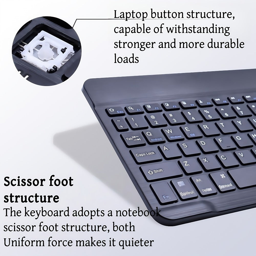 RGB Backlit Keyboard and Mouse Combo 7 Color LED – Ultra-Thin Scissor Keys Quiet Wired Set for PC Desktop Laptop | Black White | Home Office Gaming Desk Setup Keyboard Mouse