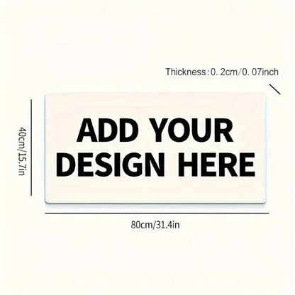 Custom Photo Mouse Pad Large Personalized Desk Mat Print Your Own Image or Text Non-Slip Base Extended Size for Office Gaming Home Unique Gift for Gamers Professionals