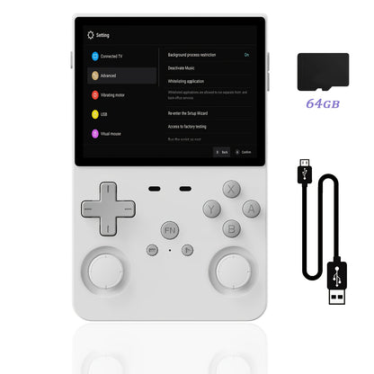 Linux Open Source Handheld Game Console L35 – 3.5 Inch IPS HD Display, Classic Emulators, Ultra-Long Battery Life, Multiple Setup Support, 64GB/128GB Storage, Perfect Holiday & Birthday Gift for Gamers