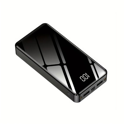 50000mAh Power Bank 22.5W Two-Way Fast Charging – Smart Digital Display LED Camping Light Large Capacity Portable Battery Pack for iPhone Android Tablet Outdoor Travel Emergency