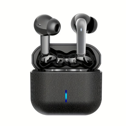Bass Stereo Wireless Earphones Bluetooth 5.4, 40-Hour Playtime In-Ear Earbuds with Noise Cancelling Mic & LED Display, Touch Control Type-C Charging, Compatible with Laptop Tablet Phone, Sport Exercise