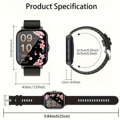 Smartwatch with Navigation & Dual Strap 1.83" TFT Full Touch Screen, Wireless Calling, Remote Camera, Music Player, Message Alerts – For Men & Women iPhone & Android