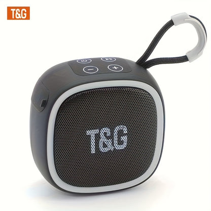 T&G TG659 Mini Bluetooth Speaker IPX4 Waterproof 3W Loud Sound Type-C Rechargeable Wireless Speaker for Pool Party Beach Camping Travel Compatible with Smartphones Tablets TV