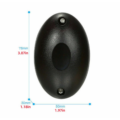 Infrared Beam Sensor Security Alarm, Anti-Jamming Outdoor Indoor Motion Detector, 20M Detection Range, DC 12-24V Perimeter Alarm Sensor for Home Driveway Gate Garage Yard Security System