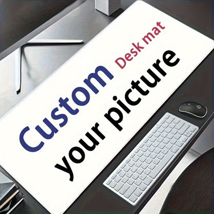 Custom Photo Mouse Pad Large Personalized Desk Mat Print Your Own Image or Text Non-Slip Base Extended Size for Office Gaming Home Unique Gift for Gamers Professionals