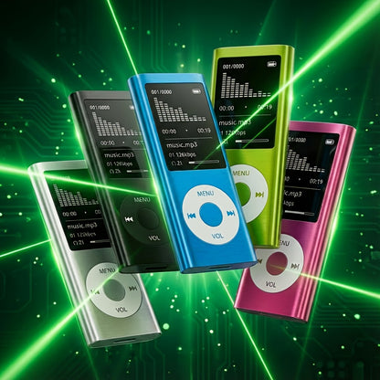 Portable MP3 MP4 Player with 128GB Expandable Storage, Lossless Audio FLAC MP3 WMA APE, Video Playback, E-Book Reader, LCD Screen, Alloy Body, Ideal for Music Travel Offline Listening