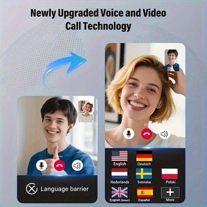 Bone Conduction AI Translation Earphones 156 Languages 3-in-1 Real-Time Wireless Headphones for Travel Business Learning Black Beige Dark Blue Green