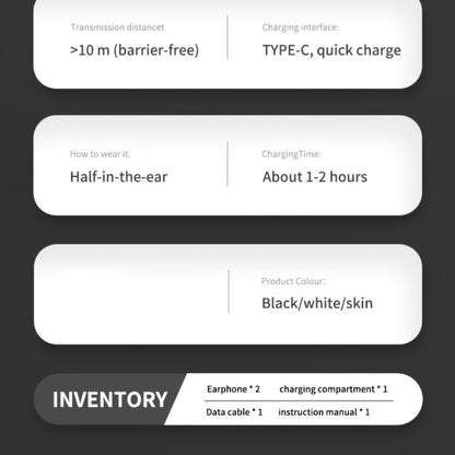 Invisible Sleep Earbuds TWS Hi-Fi Stereo Wireless Bluetooth Digital Screen Ultra-Long Battery 3 Colors for Android Apple Samsung All Smartphones Cycling Running Sports