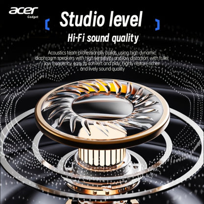 Acer TWS In-Ear Earbuds Noise Canceling Touch Control Sports Wireless Headphones Long Battery Life Lightweight for Running Workout Calls Compatible with Phone Tablet Valentine Gift