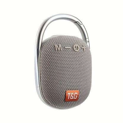 Mini Portable Bluetooth Speaker with LED Lights – Micro SD/TF Card Support, Integrated Latch, Stereo Audio, Compact Wireless Speaker for Home, Outdoor, Travel, Camping, Halloween & Holiday Parties