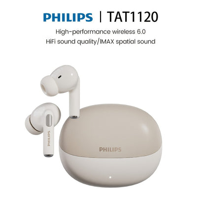 Philips 2026 Wireless Earbuds V6.0 Dual Stereo In-Ear Noise Reduction Long Standby Type-C Charging Comfortable Fit for Birthday Independence Day Holiday Gift iOS Android