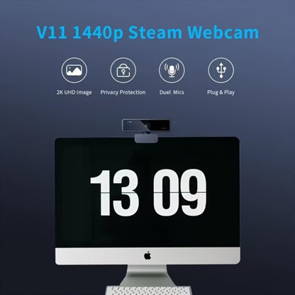 4K Webcam AI Auto Framing True Autofocus with Dual Noise Canceling Mics & 90° FOV – NUROUM V11/V15/V32 Plug and Play USB Camera for Zoom Meetings, Gaming & Home Office, 1080P/2K/4K