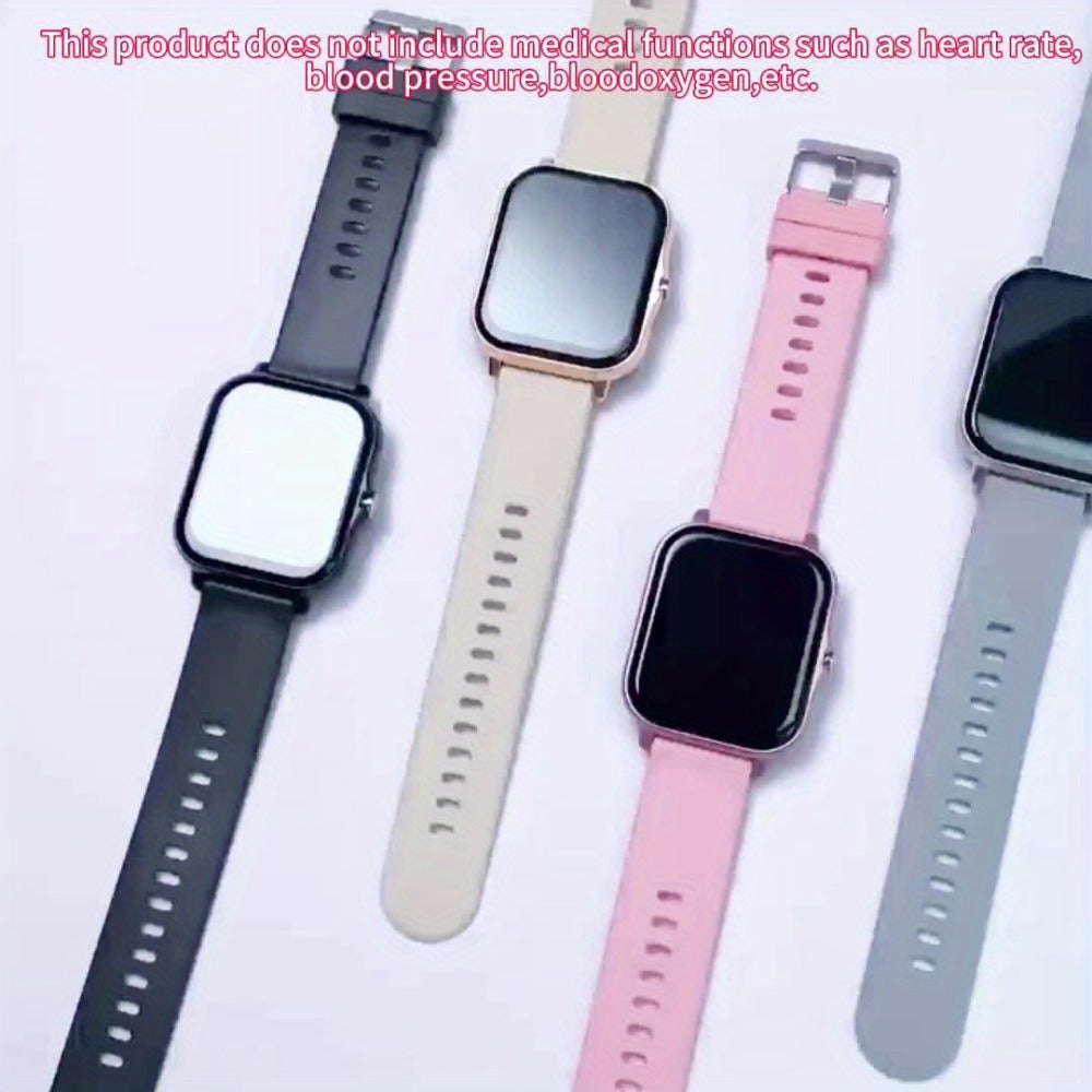 Stainless Steel Smartwatch 1.83 Inch 304L Alloy Body HD Bluetooth 5.0 Calling Music Player Multi Sport Mode Multiple Watch Faces Full Touch Screen Compatible with Android iPhone – Black Gold Pink Silver
