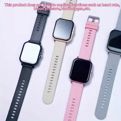 Stainless Steel Smartwatch 1.83 Inch 304L Alloy Body HD Bluetooth 5.0 Calling Music Player Multi Sport Mode Multiple Watch Faces Full Touch Screen Compatible with Android iPhone – Black Gold Pink Silver
