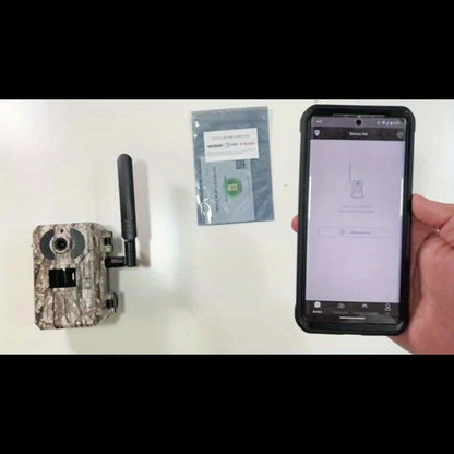 4G LTE Cellular Trail Camera Solar Powered with Night Vision & HD Live View – Built-in SIM Card, 0.2s Trigger Speed, IP65 Waterproof, No WiFi Needed, Hunting & Wildlife Camera