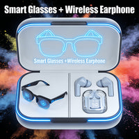 2PCS Science and Technology Set (1 Piece Fashion Headphones Model B + Fashion Sunglasses)