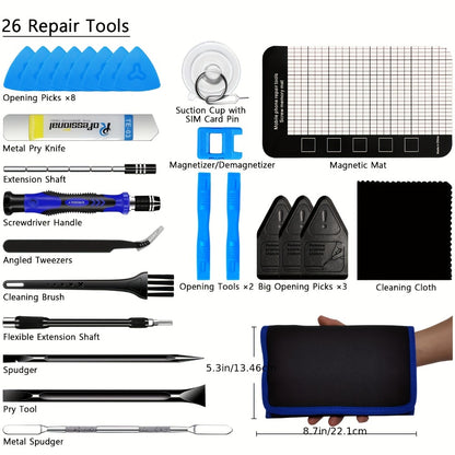 142-in-1 Electric Precision Screwdriver Tool Kit, Rechargeable Cordless Electric Screwdriver with 120 Bits & 22 Repair Tools, for iPhone MacBook PC Tablet PS4 Xbox Nintendo DIY Electronics Repair