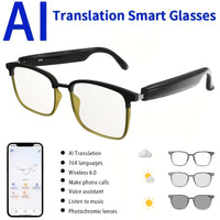 Black Golden frame + photochromic lenses