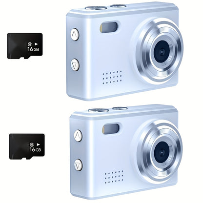 Keychain Mini Digital Camera 16X Zoom Autofocus & Shock-Proof | 2.8-Inch Screen Point-and-Shoot Cam for Travel & Vlog – Ideal Birthday Gift for Adults, Friends & Beginners