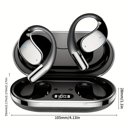 AI Language Translation Headphones Real-Time 156 Languages & Accents 3-in-1 Wireless Bluetooth Earbuds for Travel Business Learning iOS Android Compatible Bluetooth 5.4