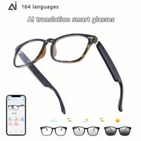 UF02 yellow color translation glasses + self-tinting lenses